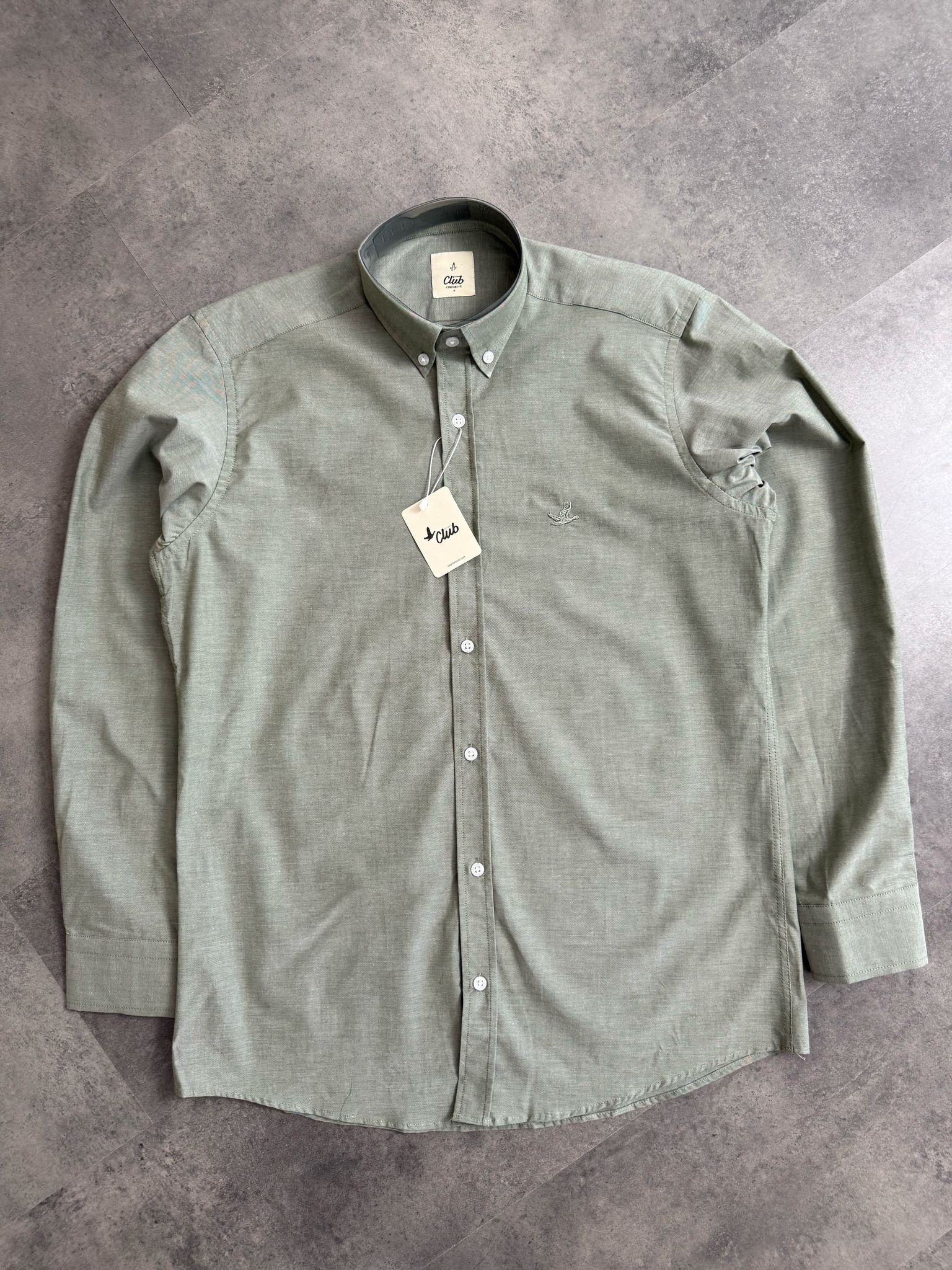 Yeni Sezon Basic Logolu Oxford Gömlek