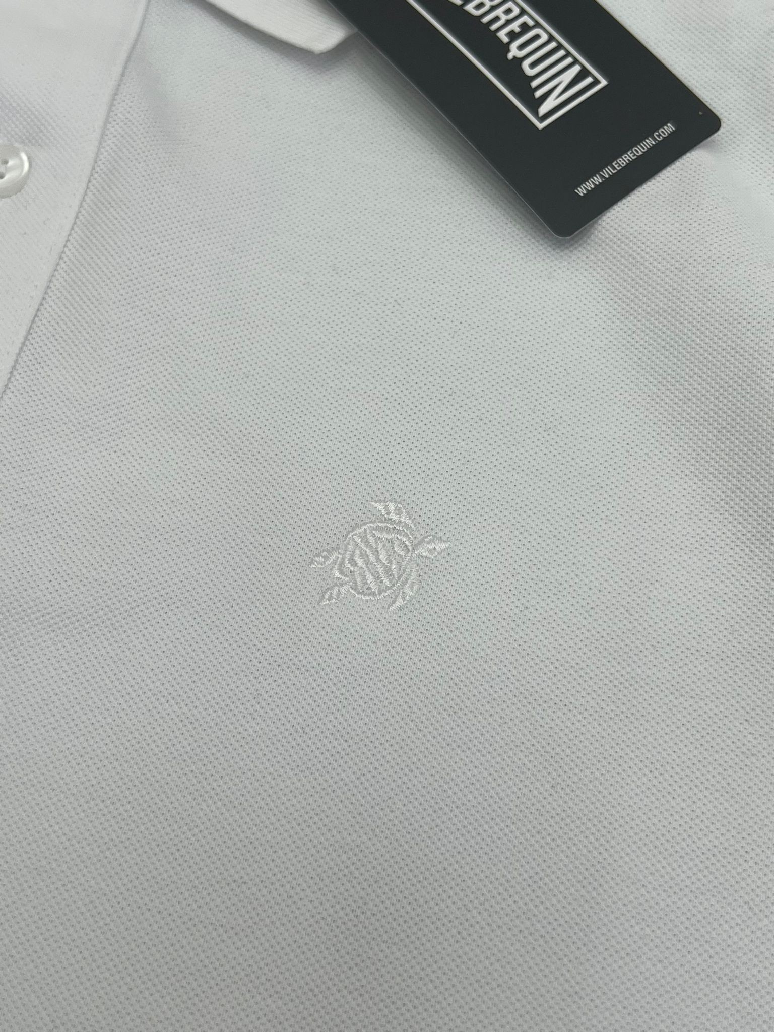 Yeni Sezon Ton To Tone Ocean White  Polo Yaka