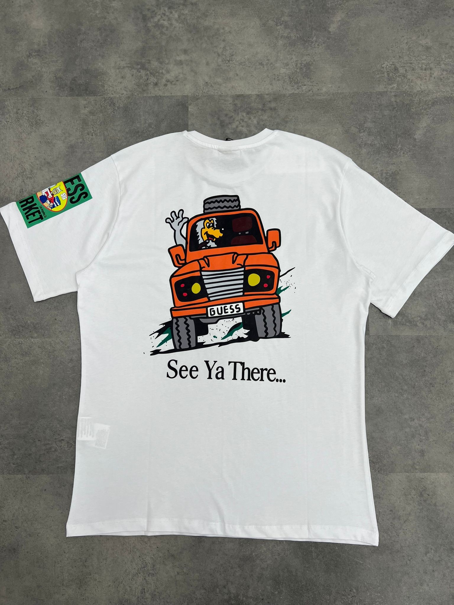 Yeni Sezon Sea Ya There Oversize Relax Kalıp White T-shirt