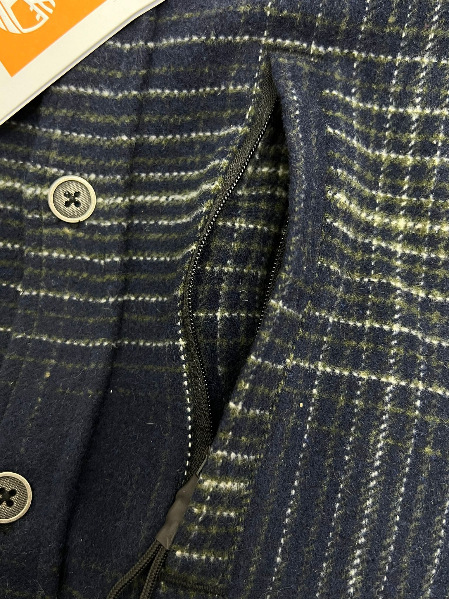 Ekoseli Est.1973 Classic Navy Blue/White  Oduncu Gömleği 