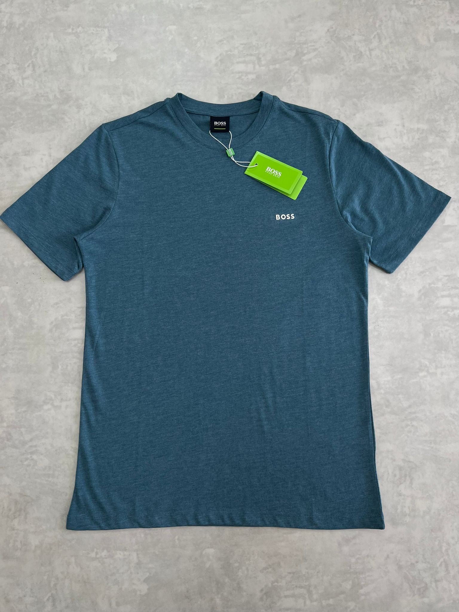 Petrol Yeşili  Basic Mini Logo Classic  T-shirt