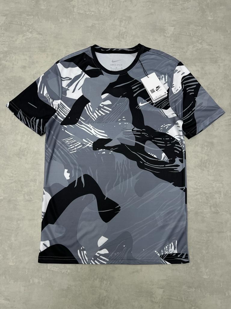 Camouflage Pattern Gray T-shirt