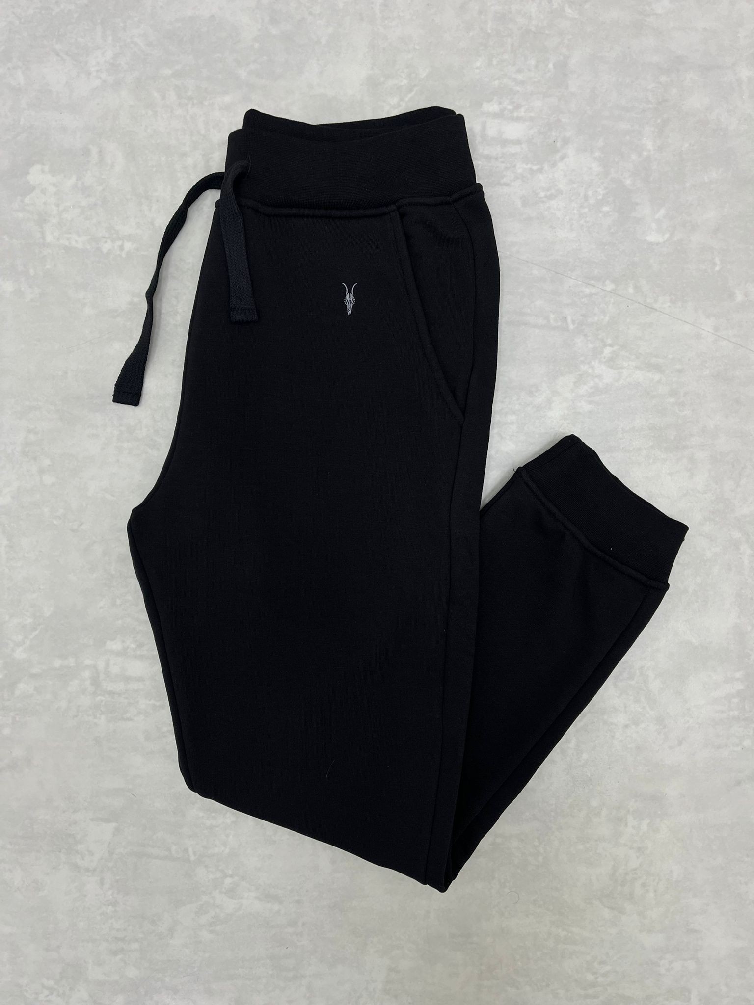 Cheest Basic Mini Logo Black Eşofman Altı