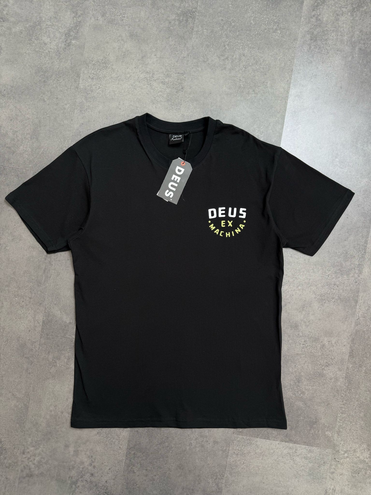 Yeni Sezon Ex Machina Customs Mountain Black T-shirt