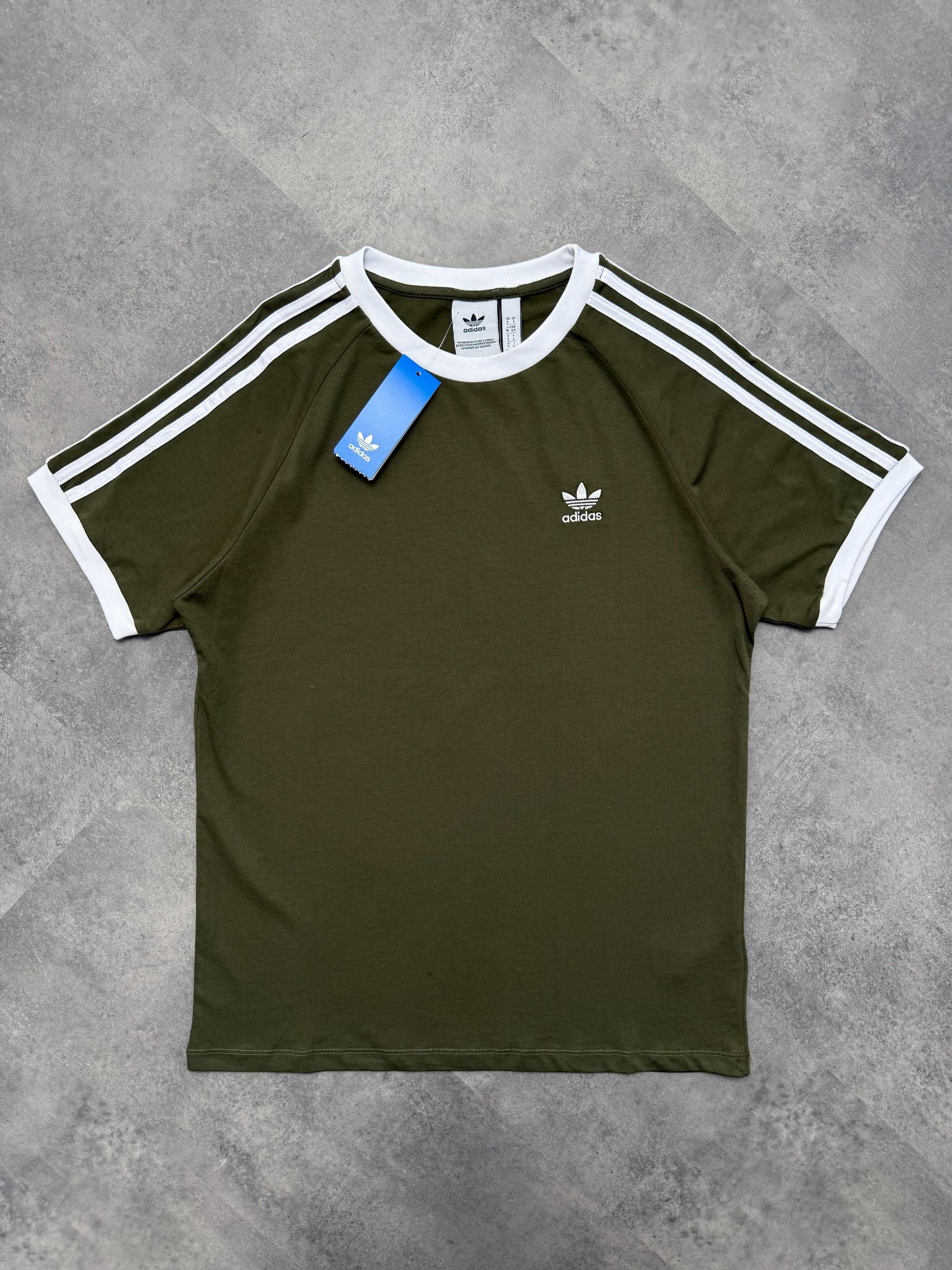 Yeni Sezon Classics 3 Stripes T-shirt - HAKİ