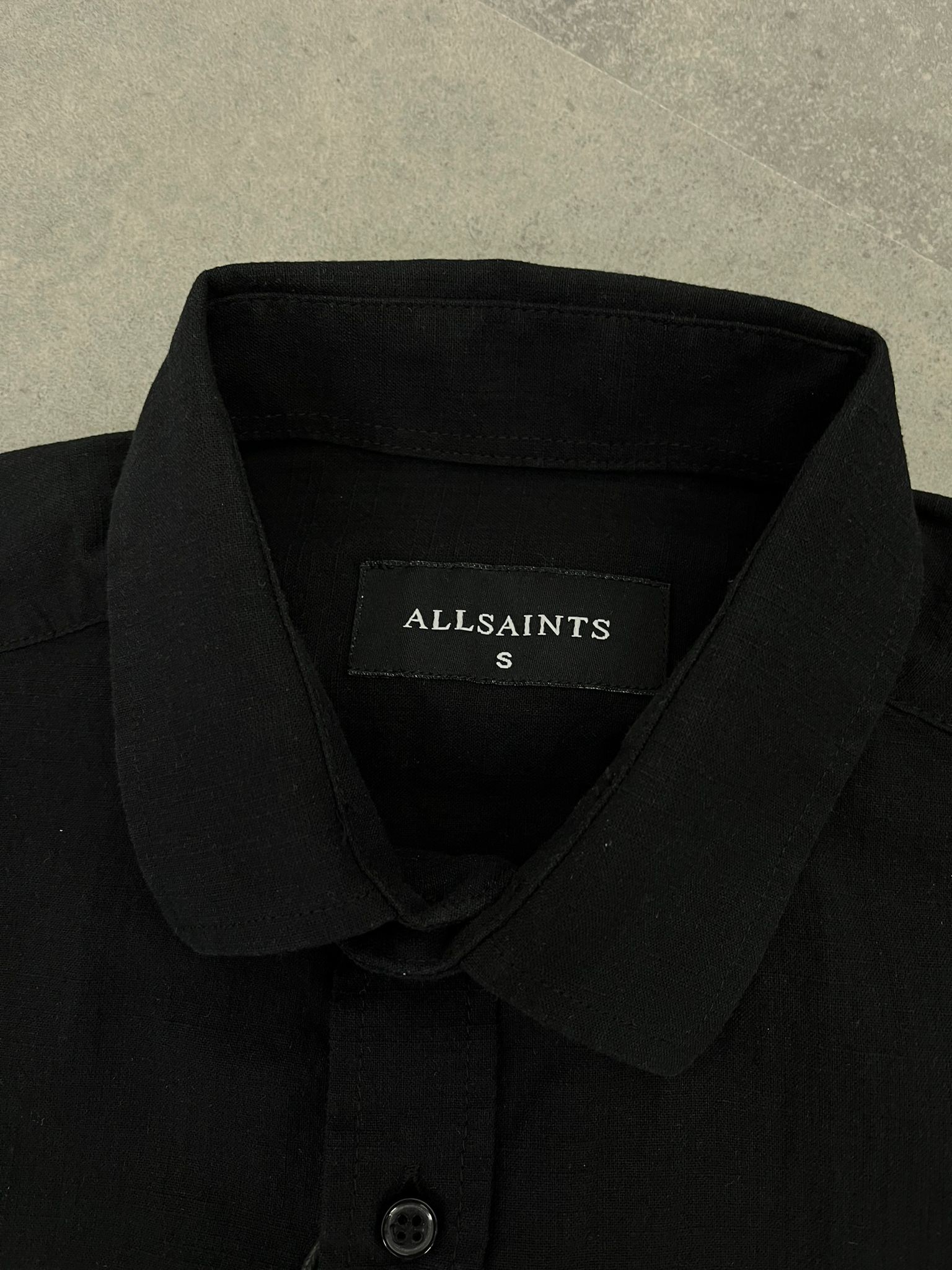 Yeni Sezon Basic Mini Logo Organik Pamuk Black Gömlek