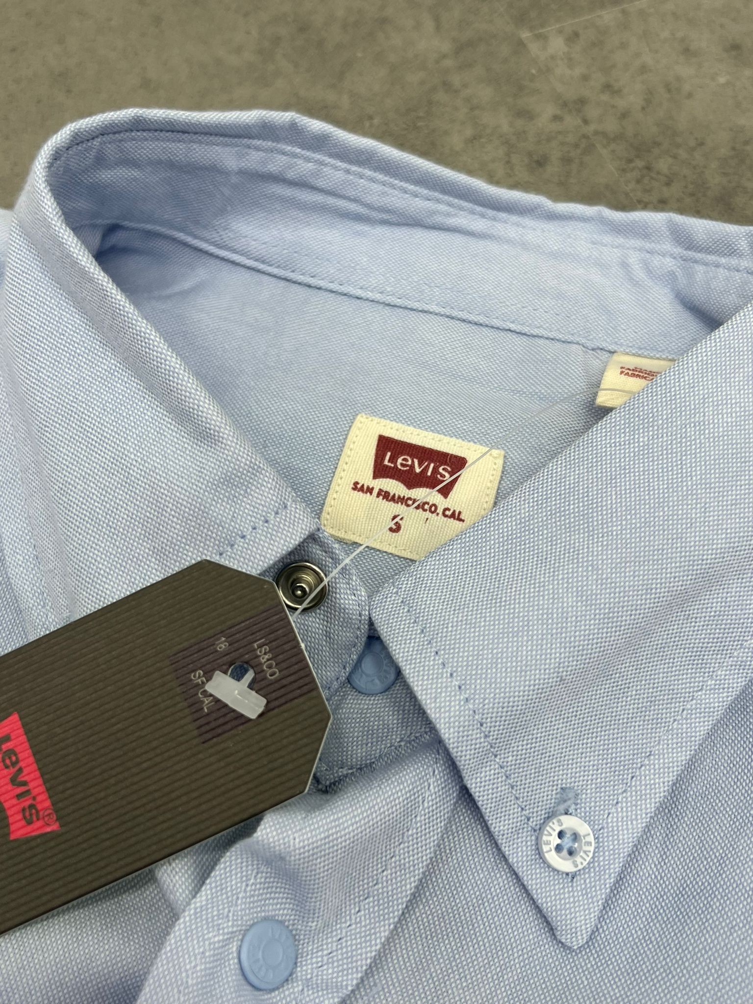 Yeni Sezon Basic Mini Logo Pamuk  Blue Gömlek