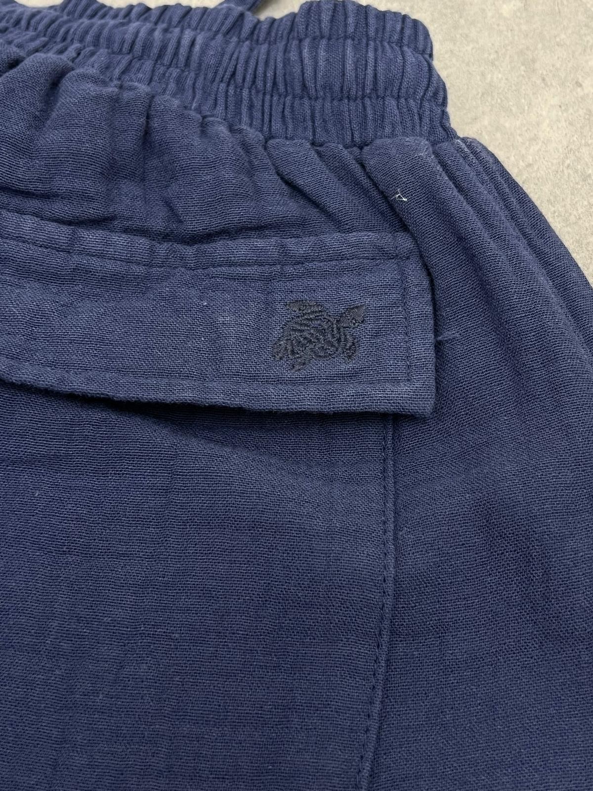 Yazlık Yeni Sezon Lacivert Müslin Pantalon