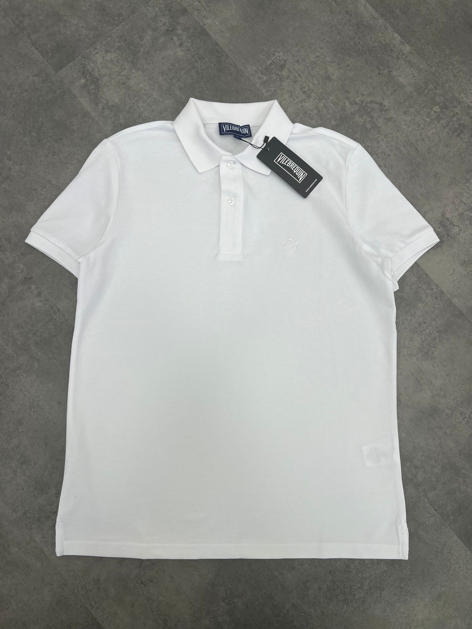 Yeni Sezon Ton To Tone Ocean White  Polo Yaka