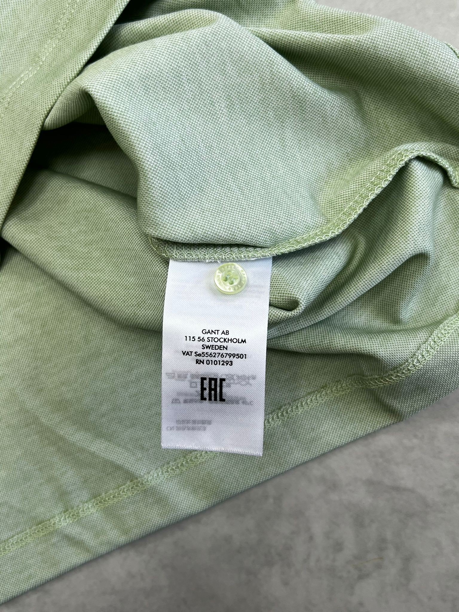 Merserize Kumaş Water Green Basic Polo Yaka T-shirt