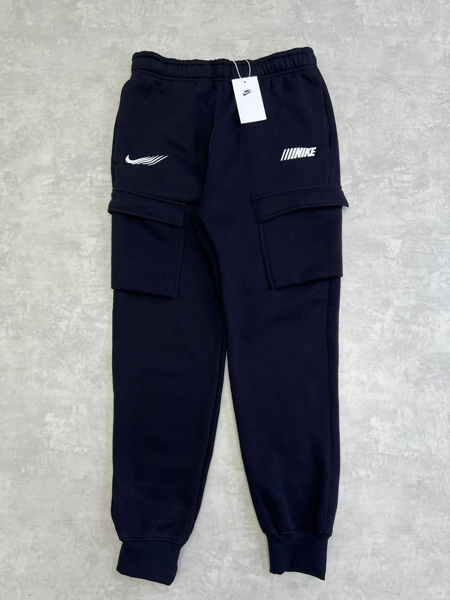 Yeni Sezon Swoosh T100- Navy Blue Şardonlu Eşofman Altı