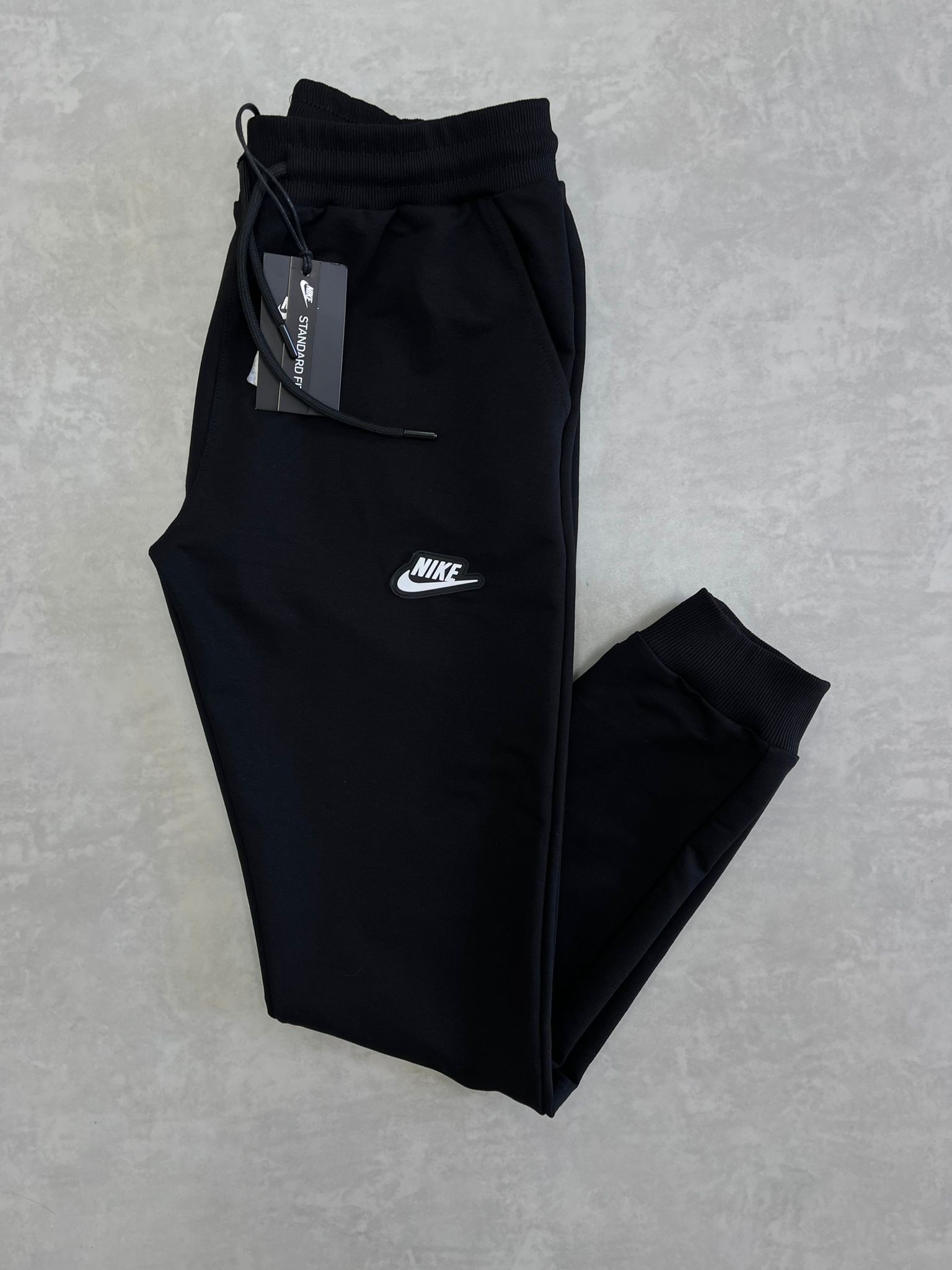 Yeni Mevsimlik Patch Logo Black Eşofman Altı