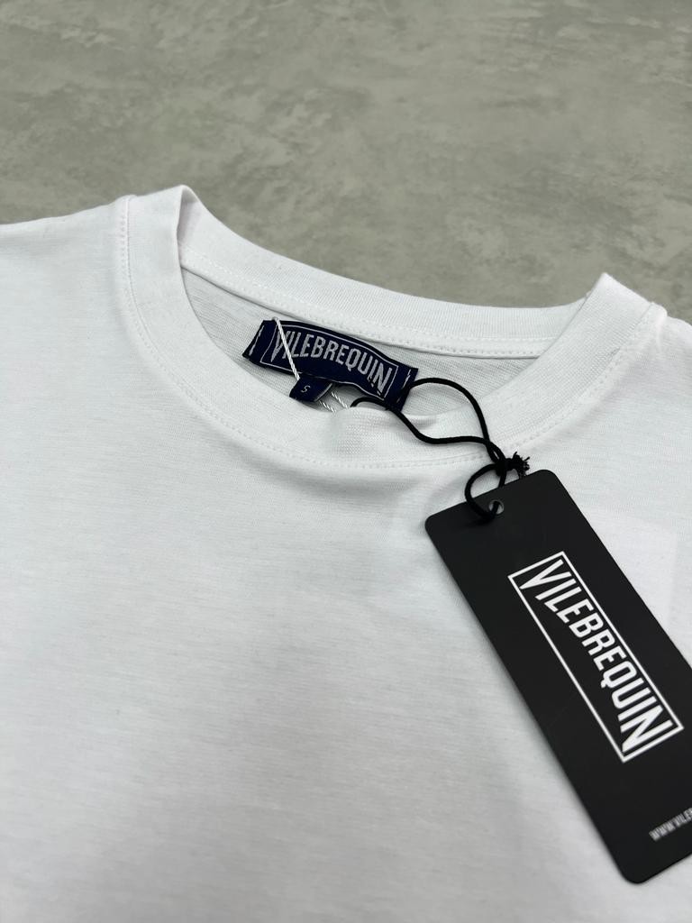 Turtle Print White T-shirt