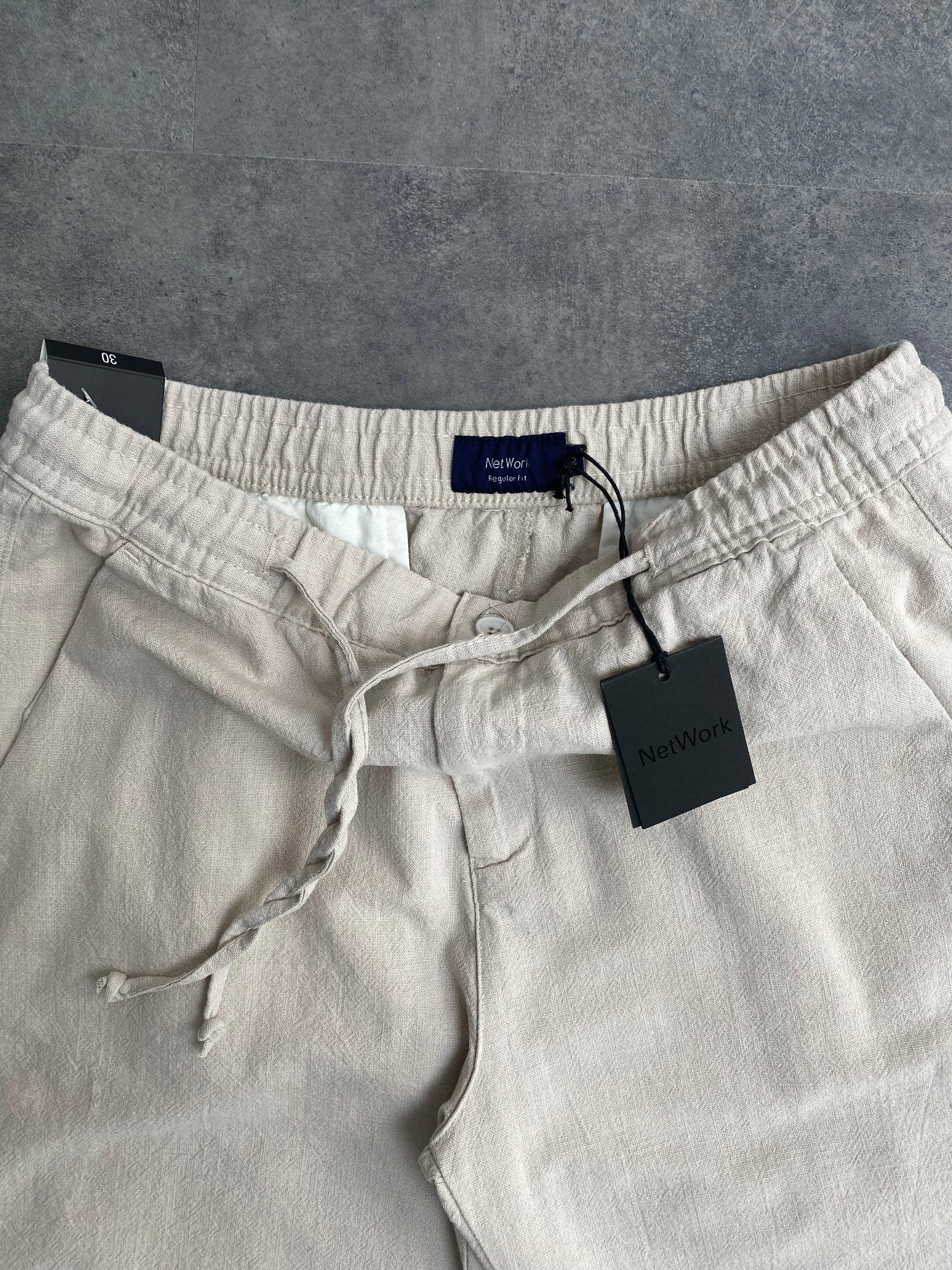 Yeni Sezon Casual Classic Keten Şort