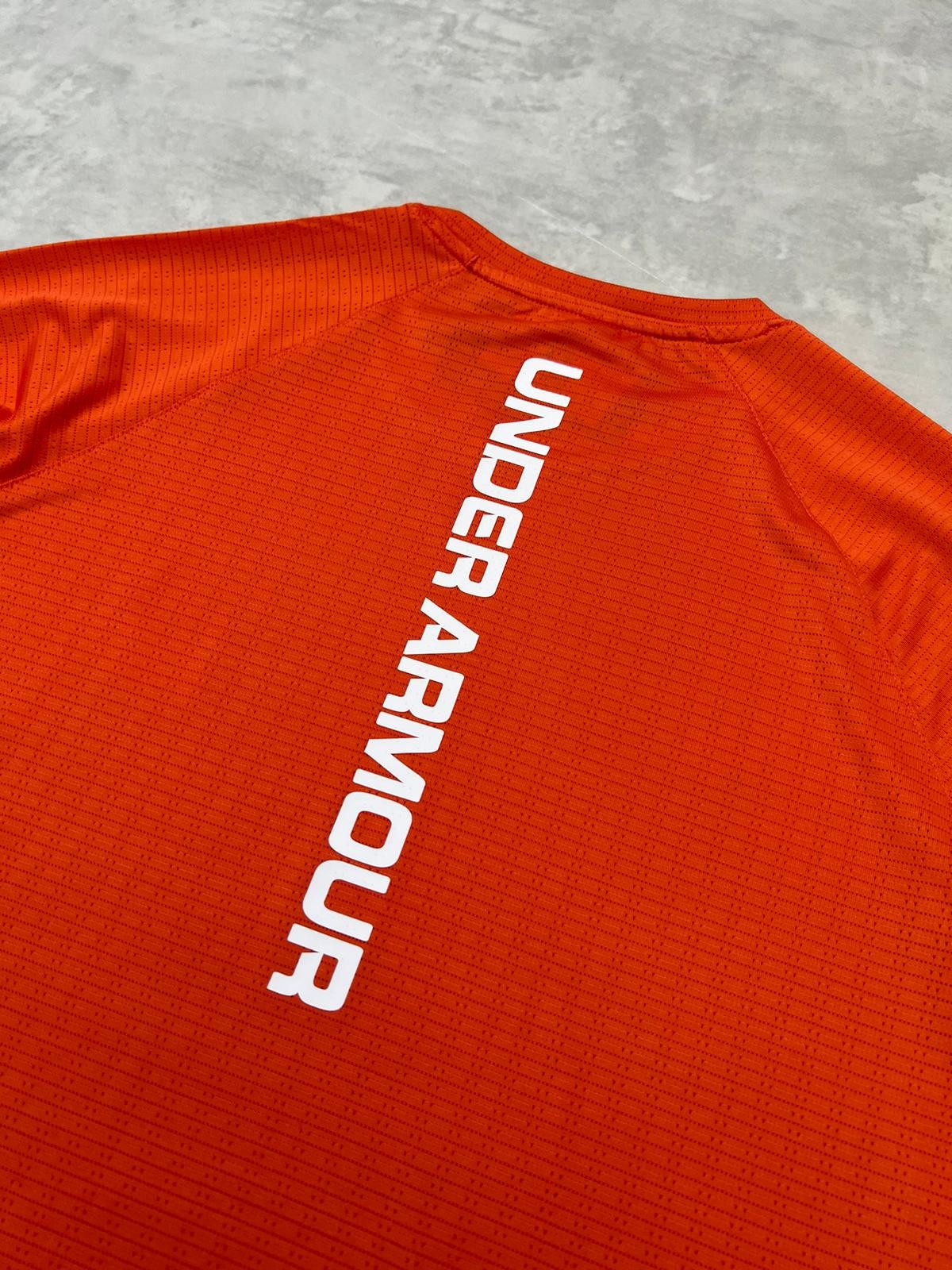 Back Print Detaylı Mini Logo Classic Orange T-shirt