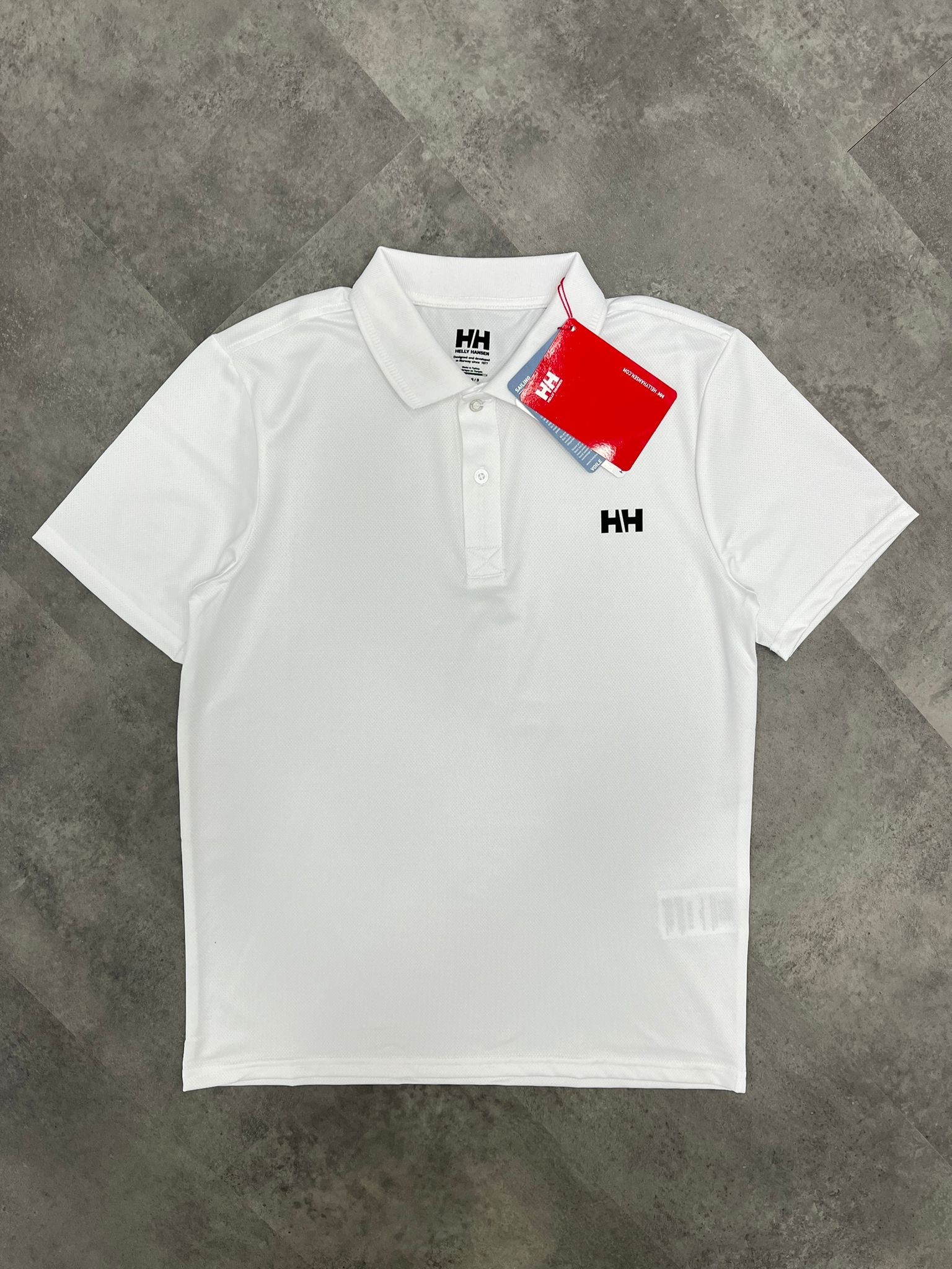 Yeni Sezon Mini Logo Clima Cool (Nefes Alan) Polo Yaka White T-shirt