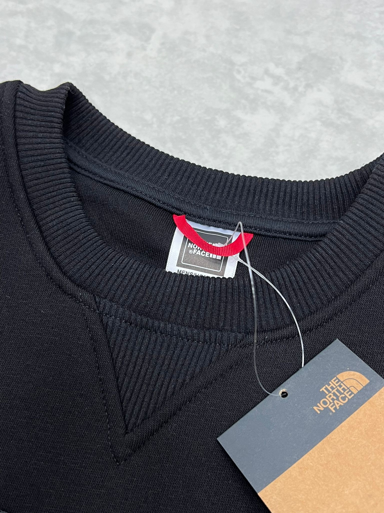 Mid Icon Full Nakış Bisiklet Yaka Black Sweatshirt
