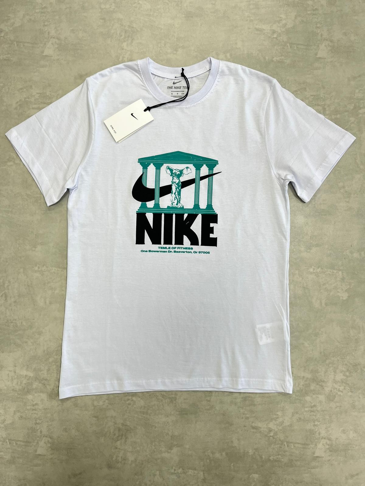 Back To Print Temle Of Fitness White T-shirt