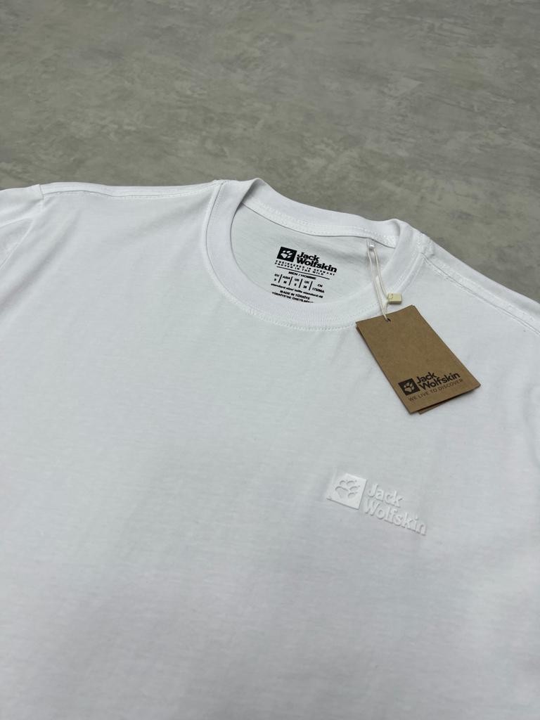 Basic Mini Classic Logo Regular Fit White T-shirt