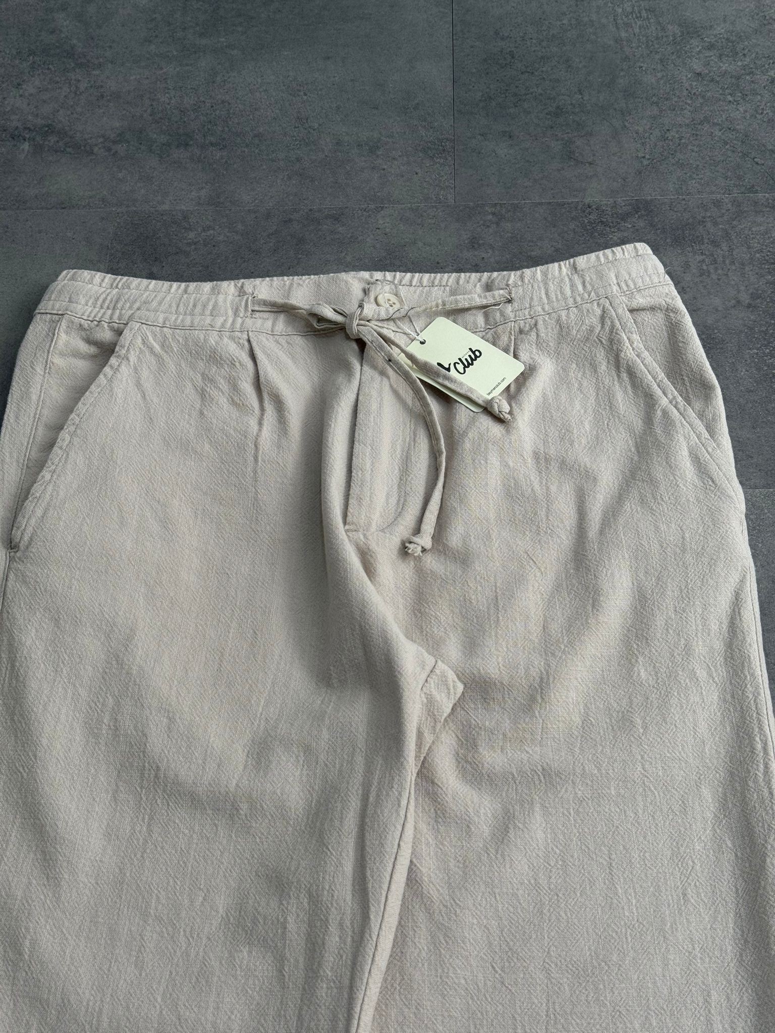 Yeni Sezon Casual Keten Pantolon