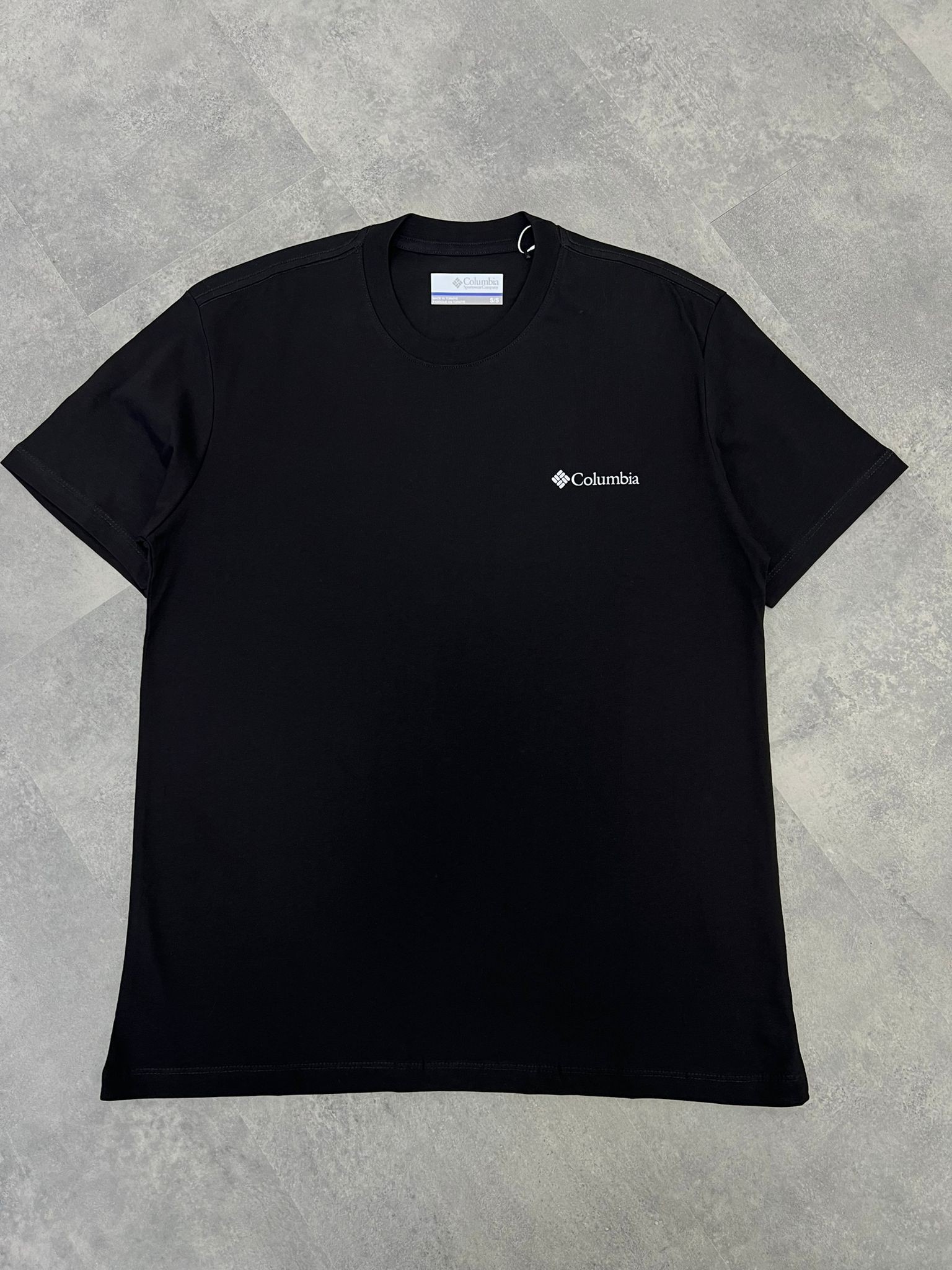 Yeni Sezon Basic Mini Logo Classic Black T-shirt