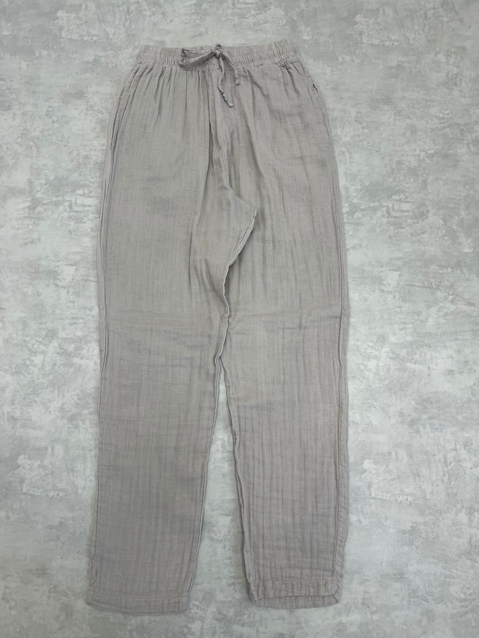 Classic Mevsimlik İnce Cream  Pantalon