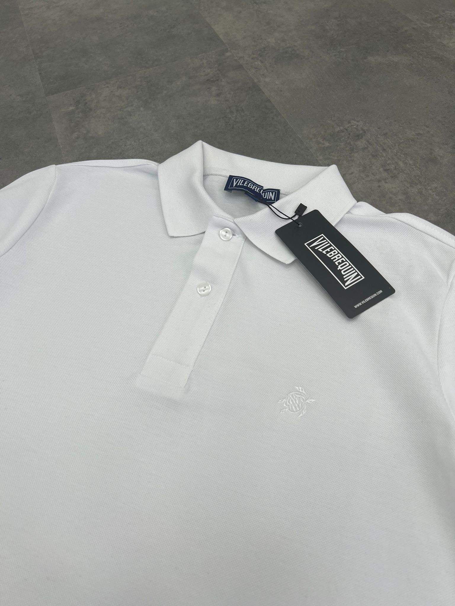 Yeni Sezon Ton To Tone Ocean White  Polo Yaka