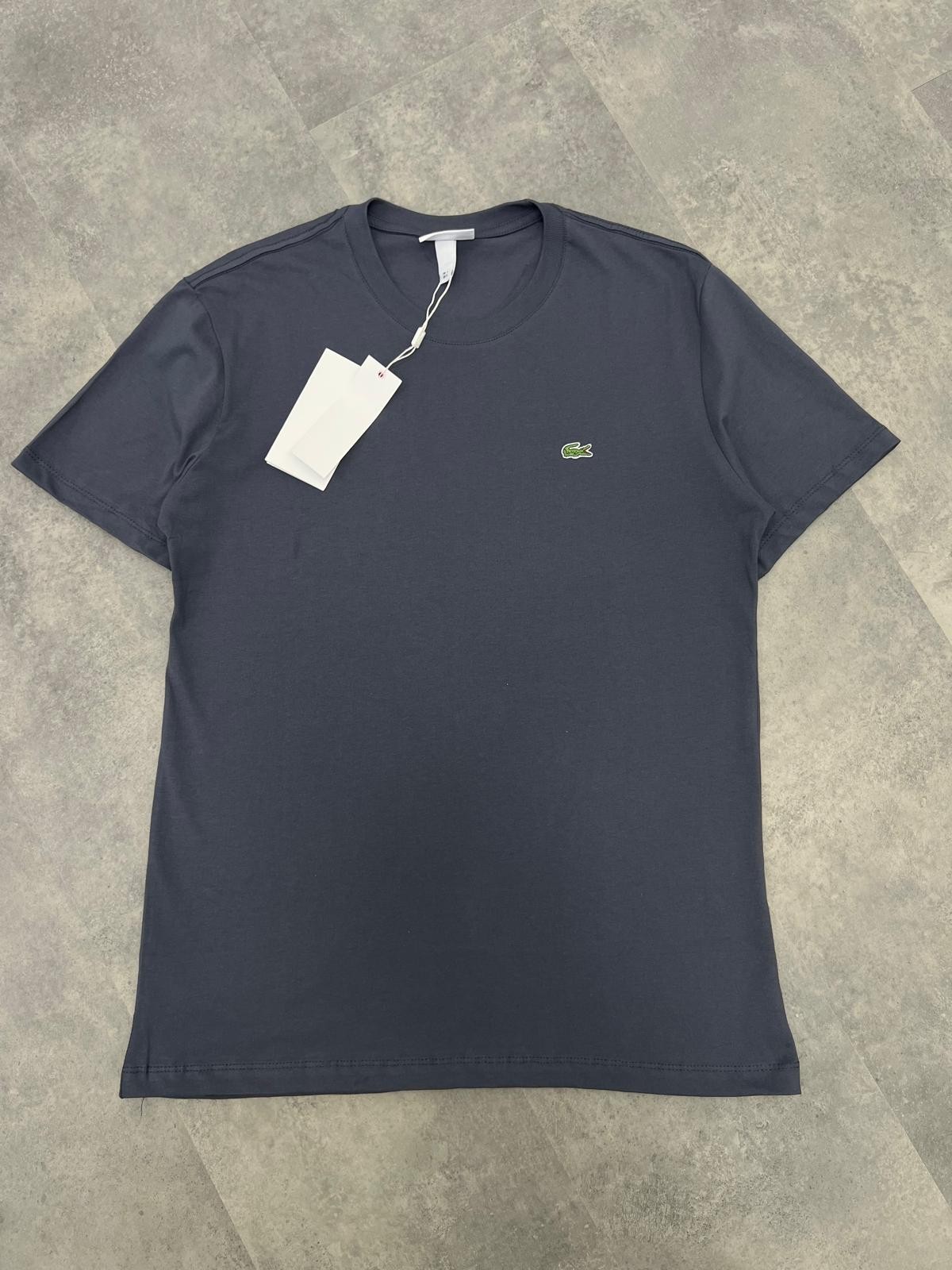 Yeni Sezon Basic Mini Logo T-shirt - ANTRASİT