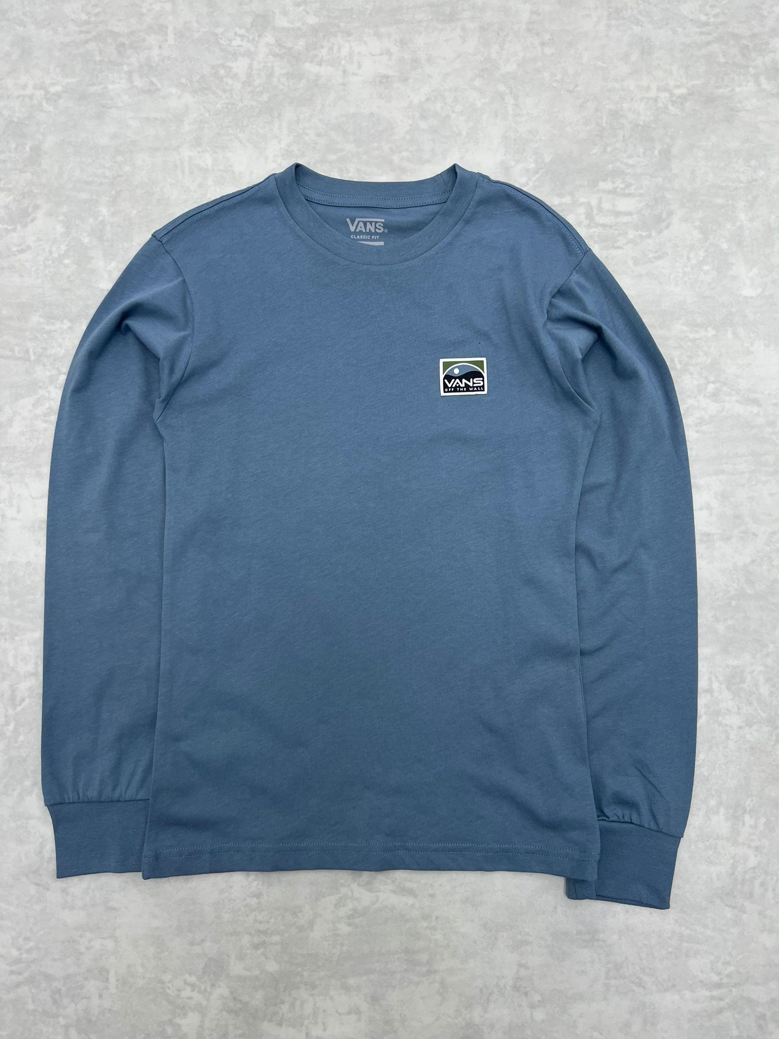 Back To Print Est Off The Wall Blue Long Sleeve 