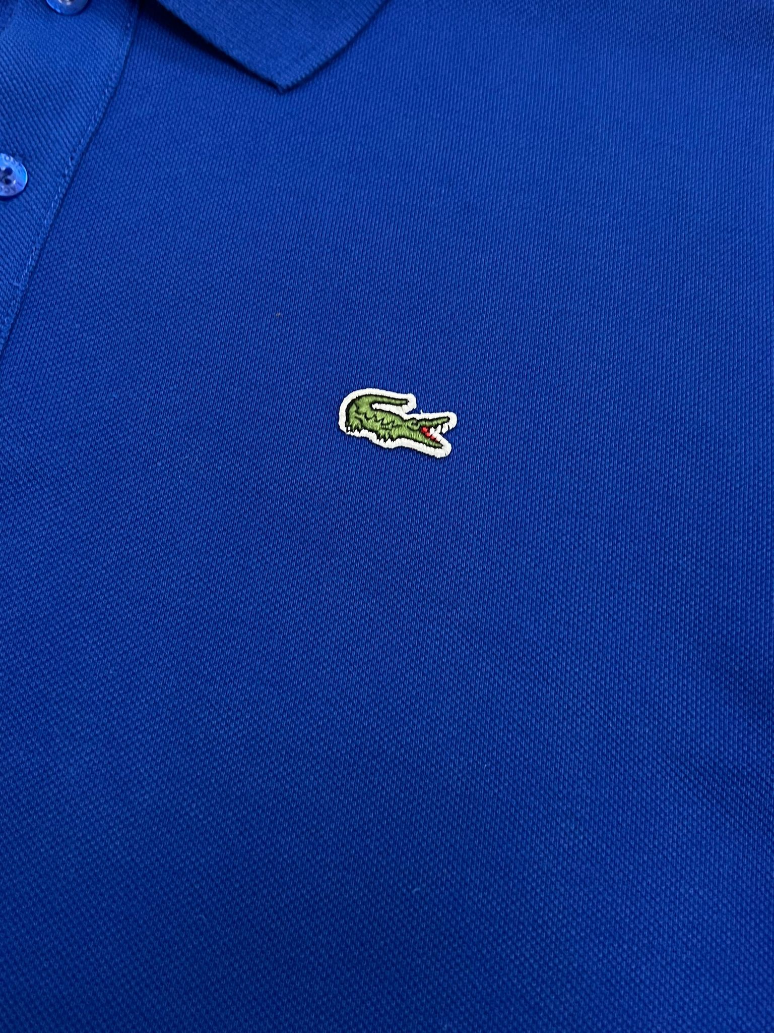 Classic Patch Mini Logo Polo Yaka  Blue T-shirt