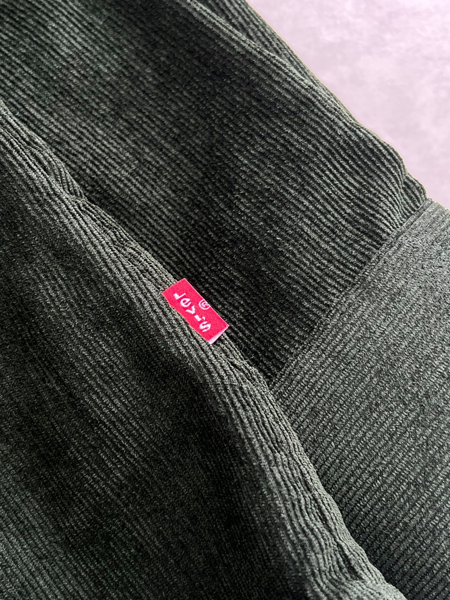 Basic Mini Logo Kadife Green Gömlek