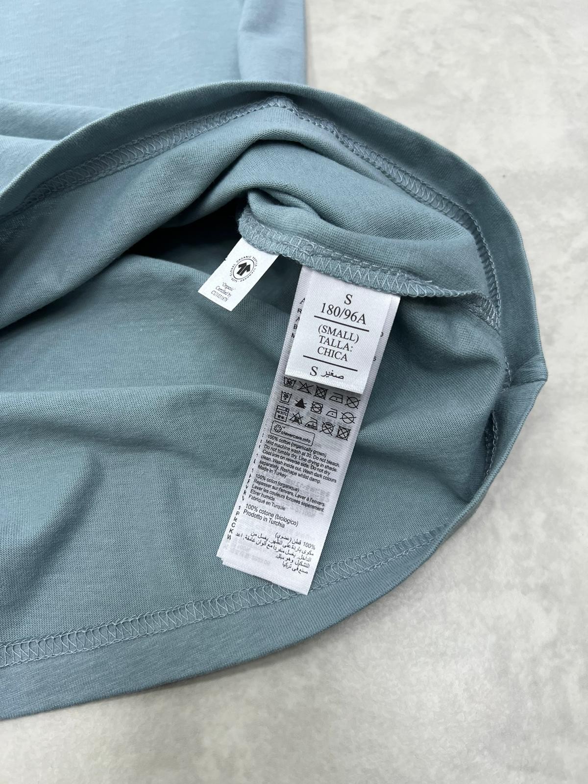 London Limited Circle Long Water Green T-shirt