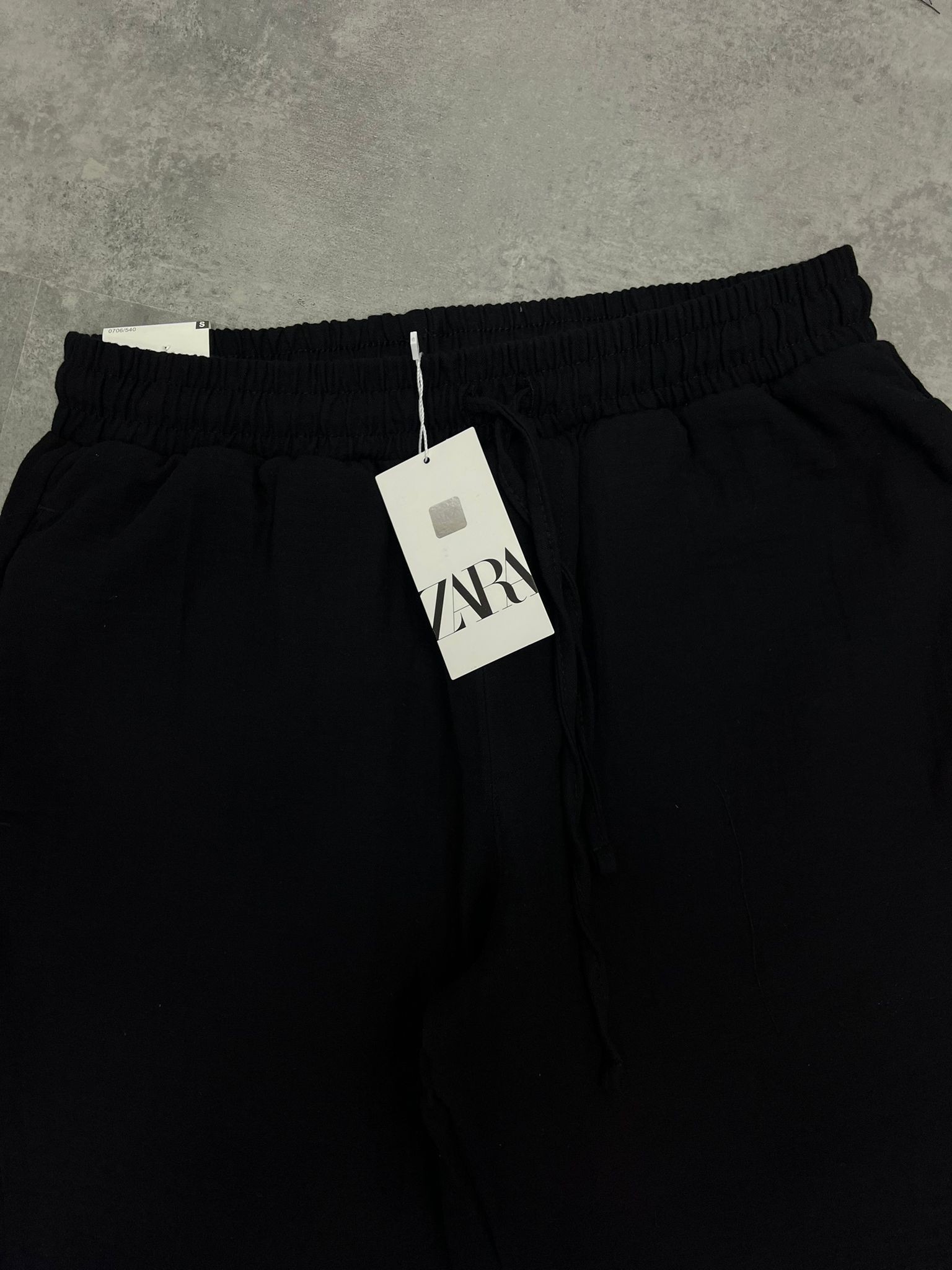 Yeni Sezon Keten Pamuk Rahat Black Pantalon