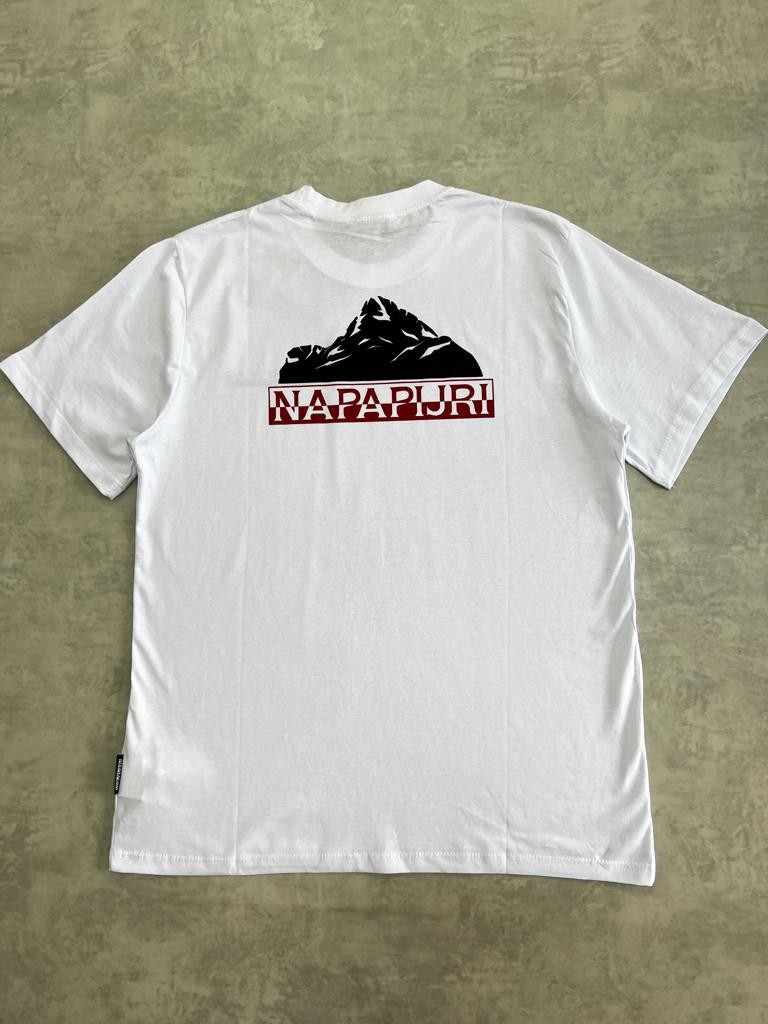 Mountain  Mini Logo White T-shirt