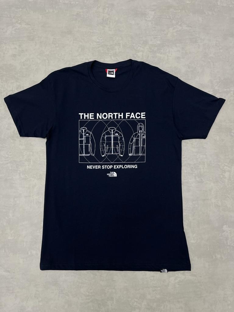 Navy Blue Printed T-shirt