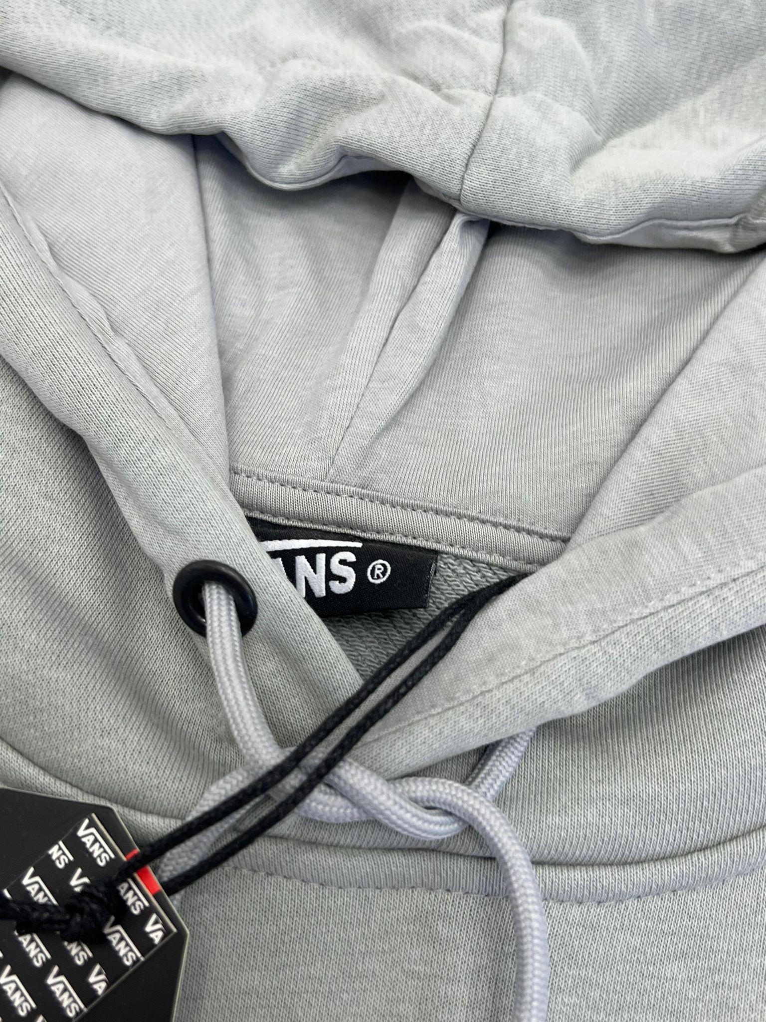 Basic Mini Patch Arma Nakış Logo Gray Sweatshirt