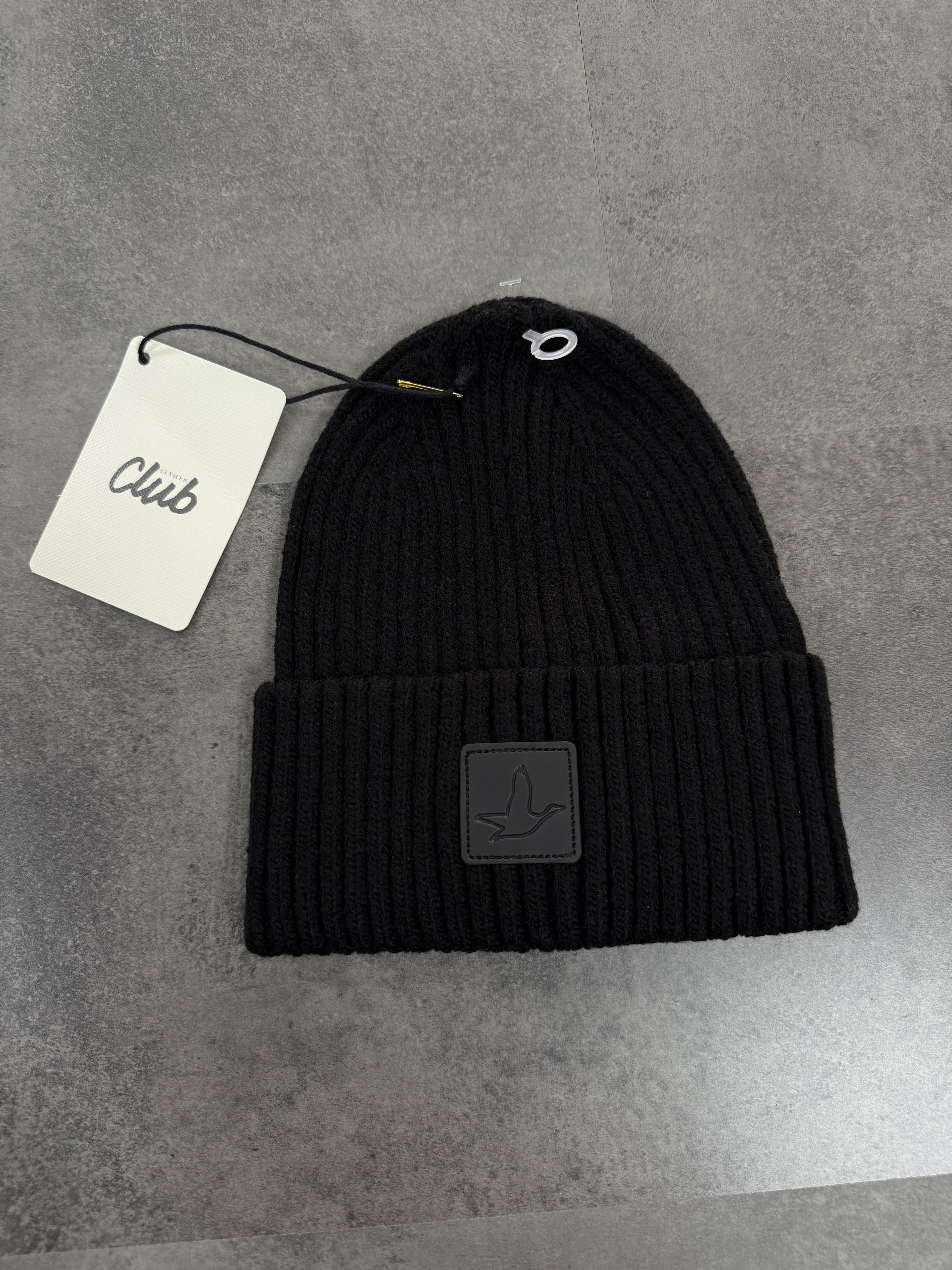 Yeni Sezon Classic Deri Siyah Logo Bere