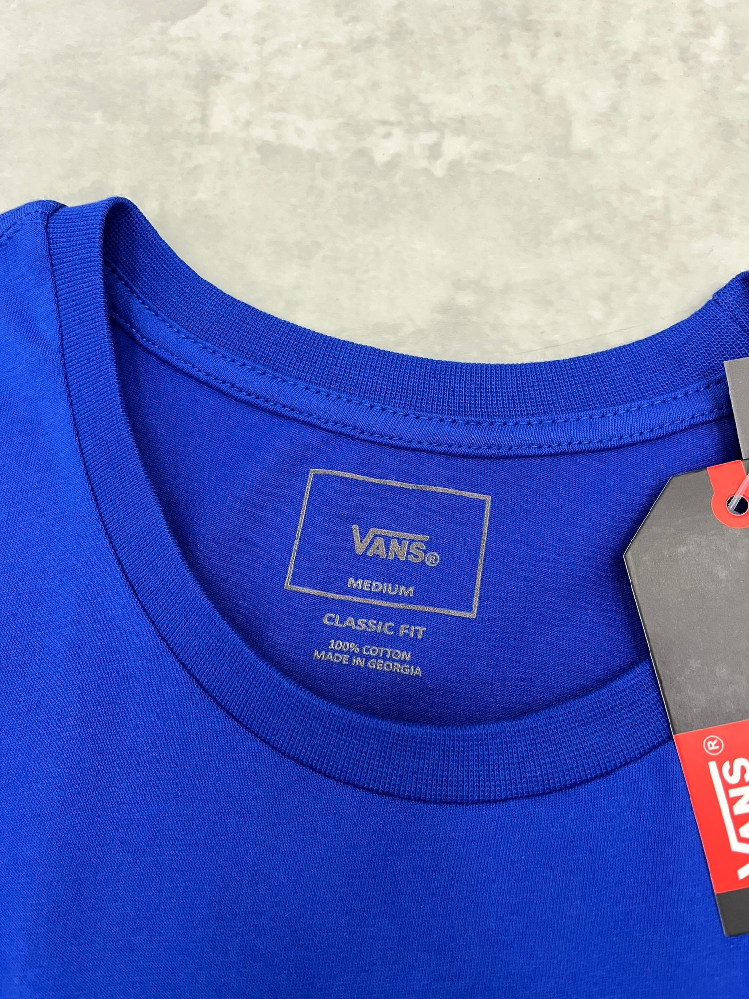 Yeni Sezon Basic Mini Logo Classic Blue T-shirt