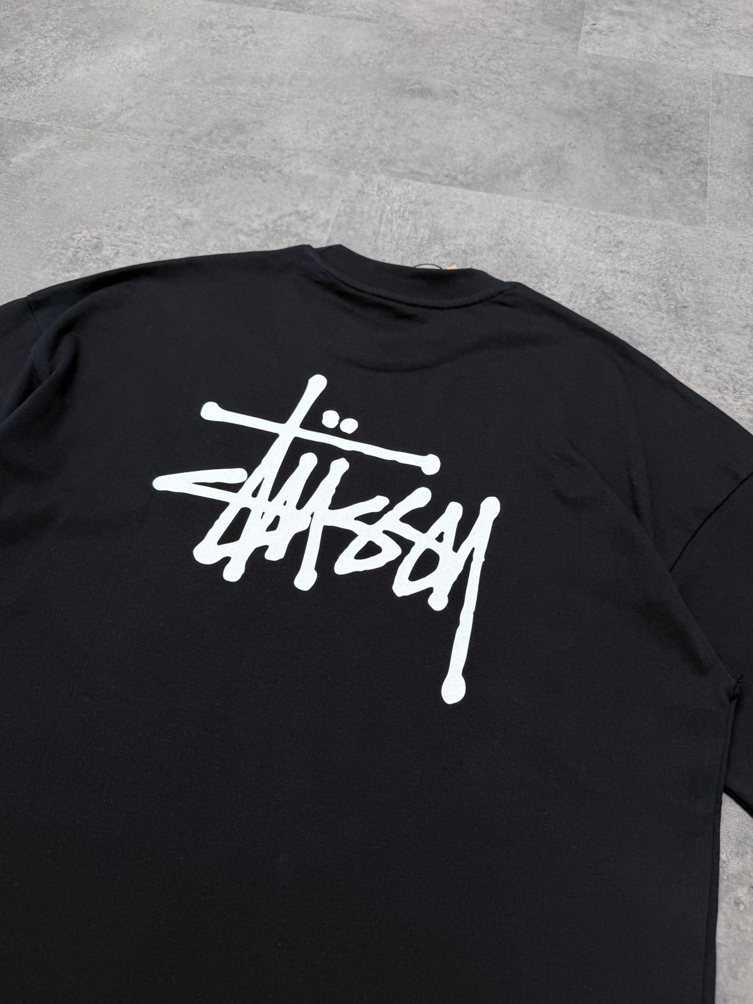 Yeni Sezon Classic Back To Print Black T-shirt