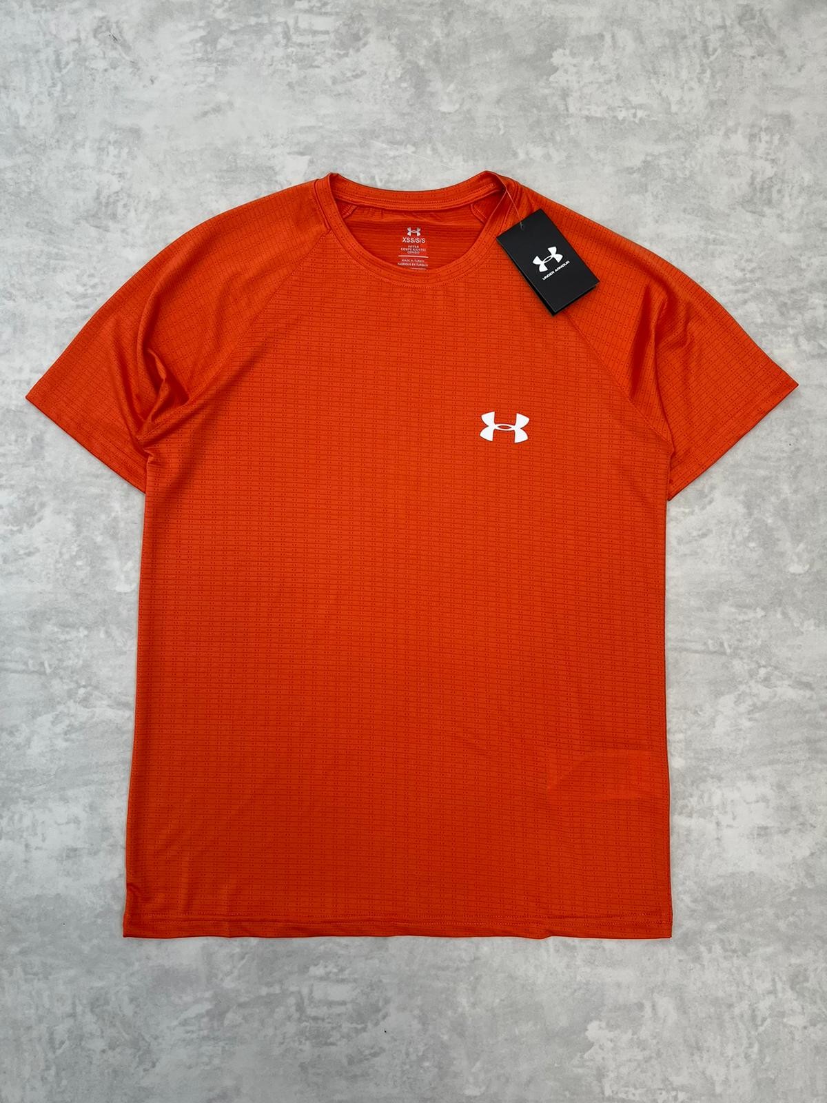 Back Print Detaylı Mini Logo Classic Orange T-shirt