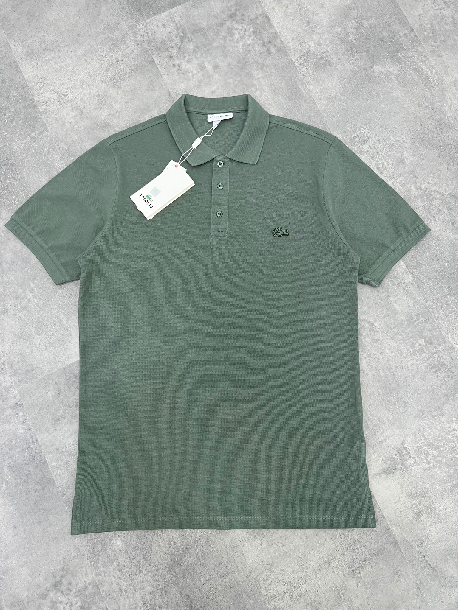 Yeni Sezon Özel Patch Logo Limited Edition Haki Polo Yaka