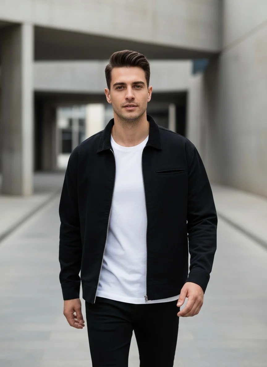 Yeni Sezon Cepli Gabardin Mevsimlik  Ceket