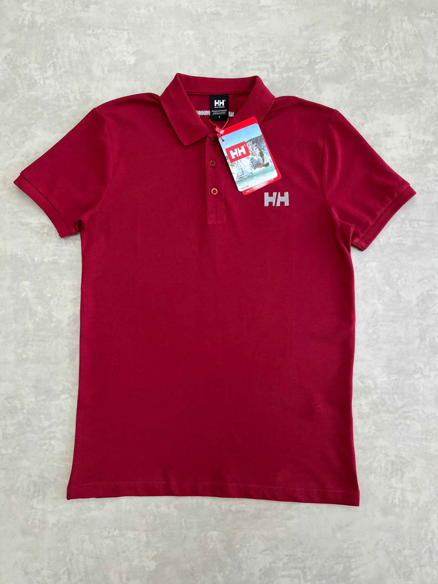 Bordo Slim Fit Classic Logo Polo Yaka T-shirt