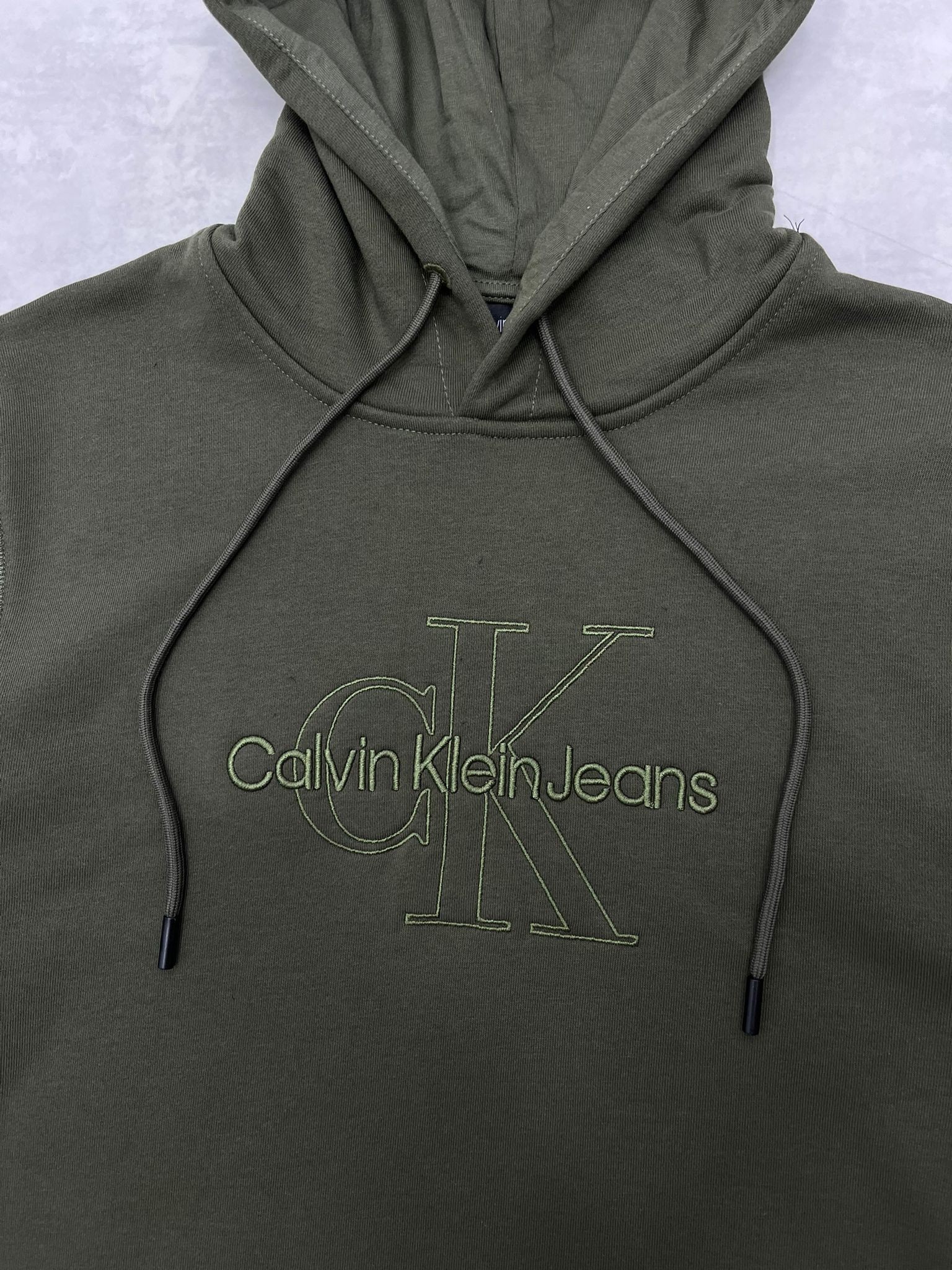Mid Full Nakış Limited Edition Şardonsuz Haki Sweatshirt