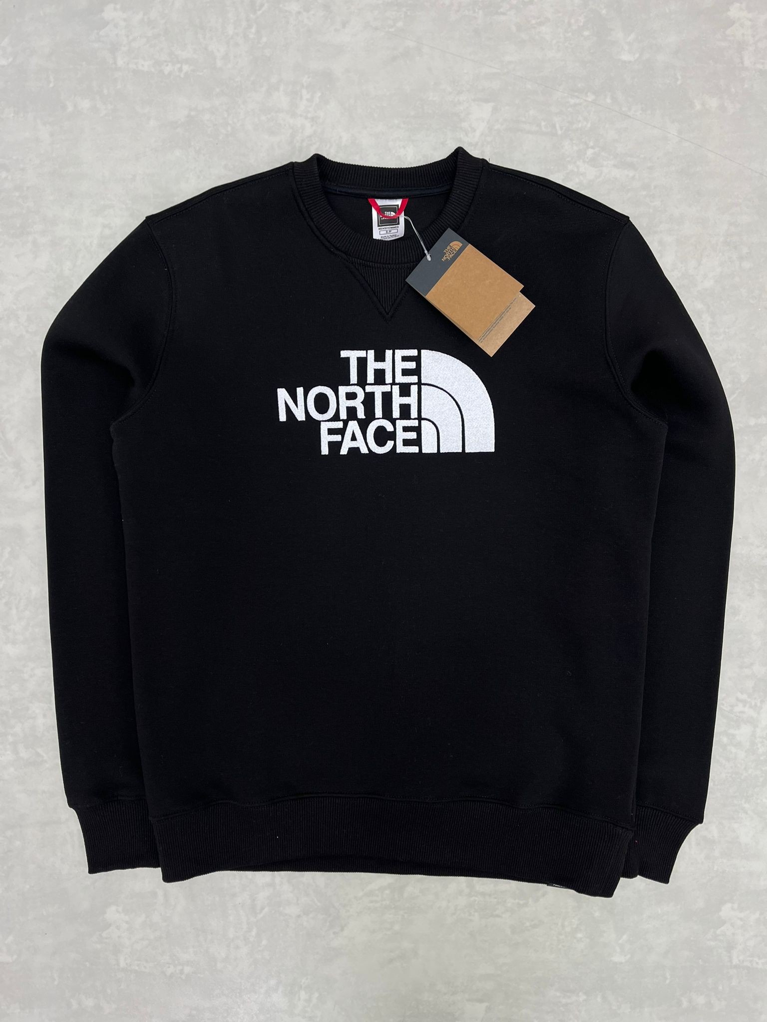 Yeni Sezon Mid İcon Full Nakış Logo  Black Sweatshirt