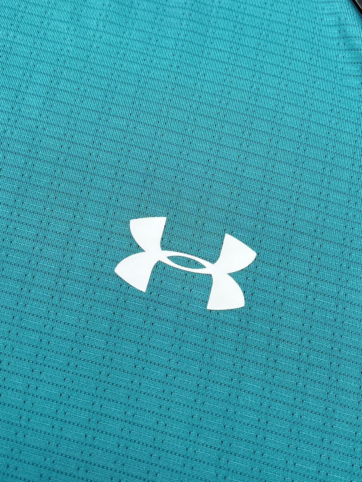 Back Print Detaylı Mini Logo Classic Petrol Green T-shirt