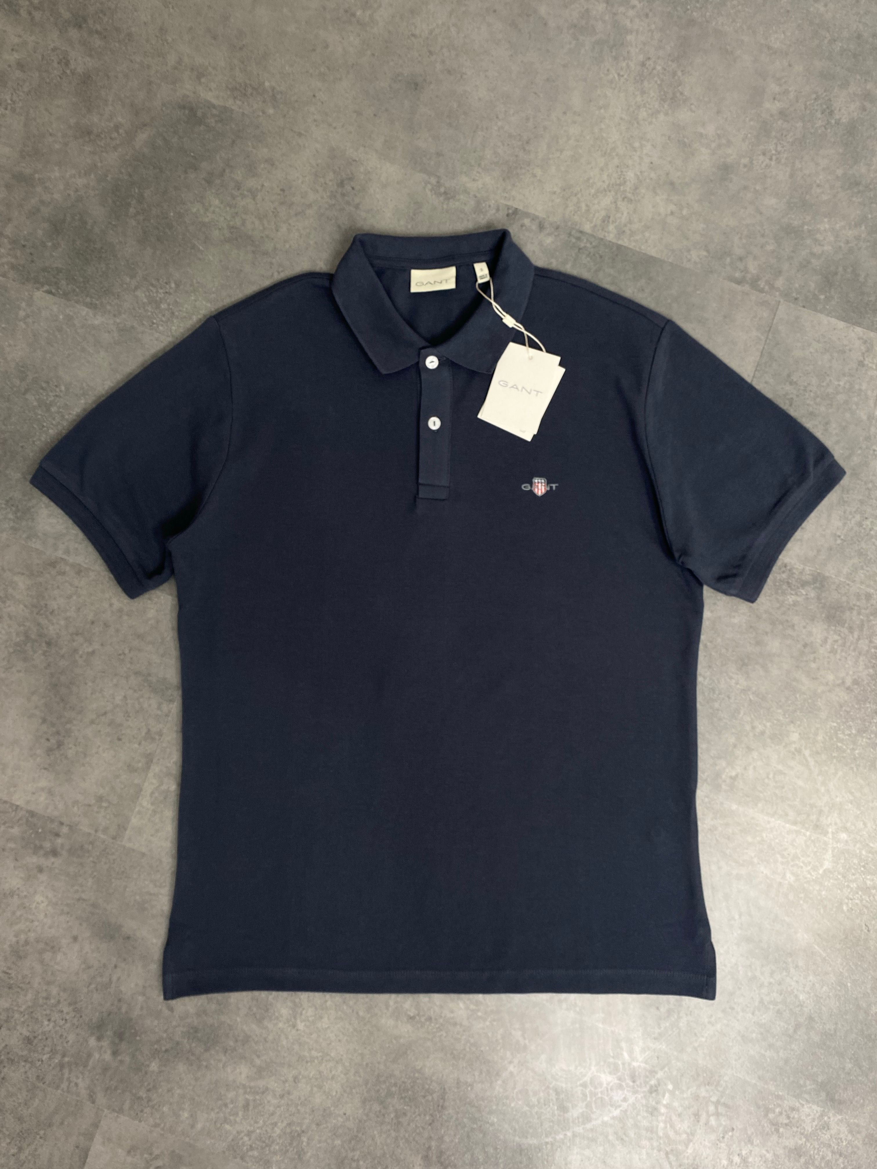 Yeni Sezon Basic Mini Logo Polo Yaka - ANTRASİT
