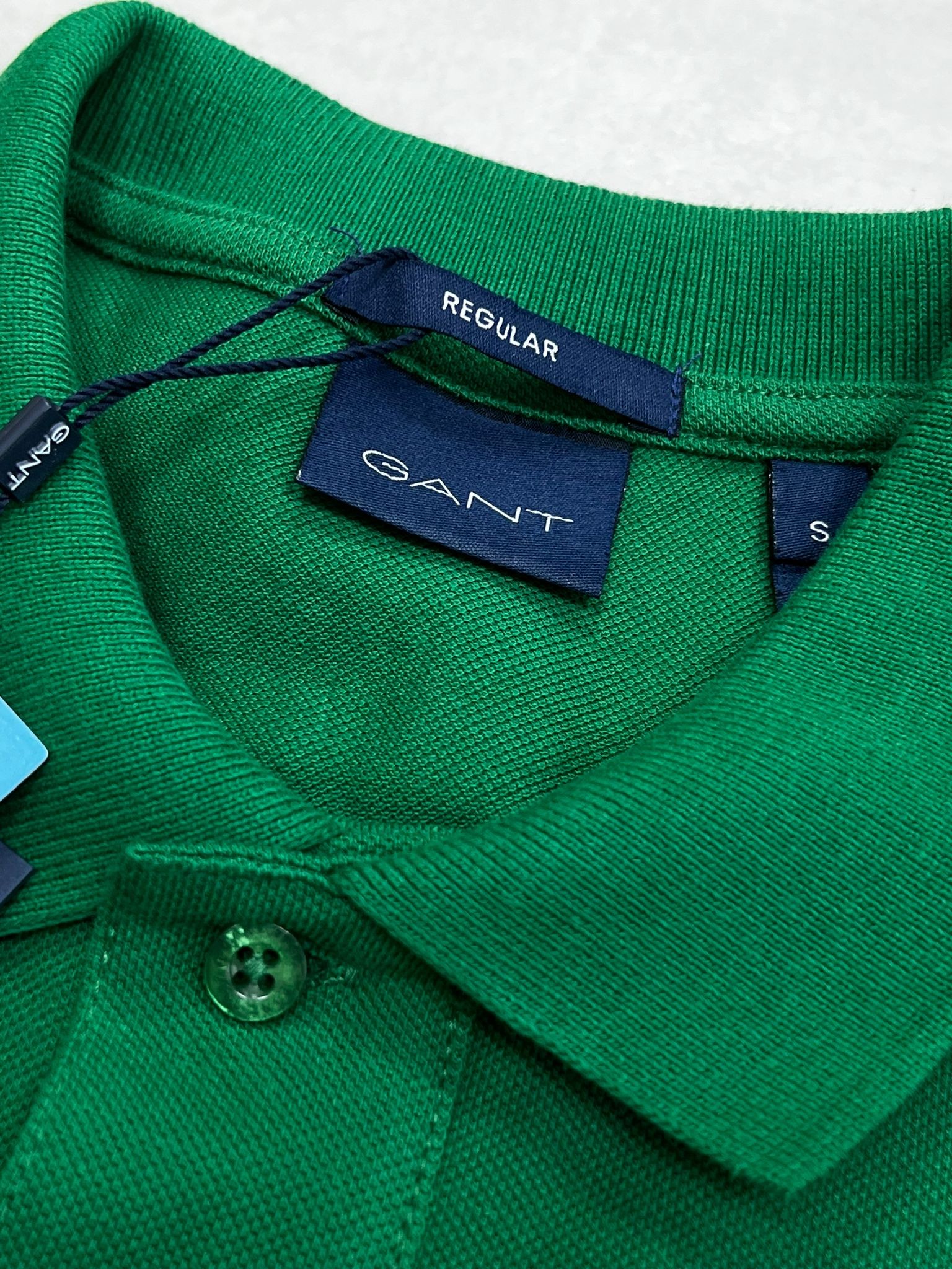 Classic Ceest Logo Basic Green Polo Yaka T-shirt