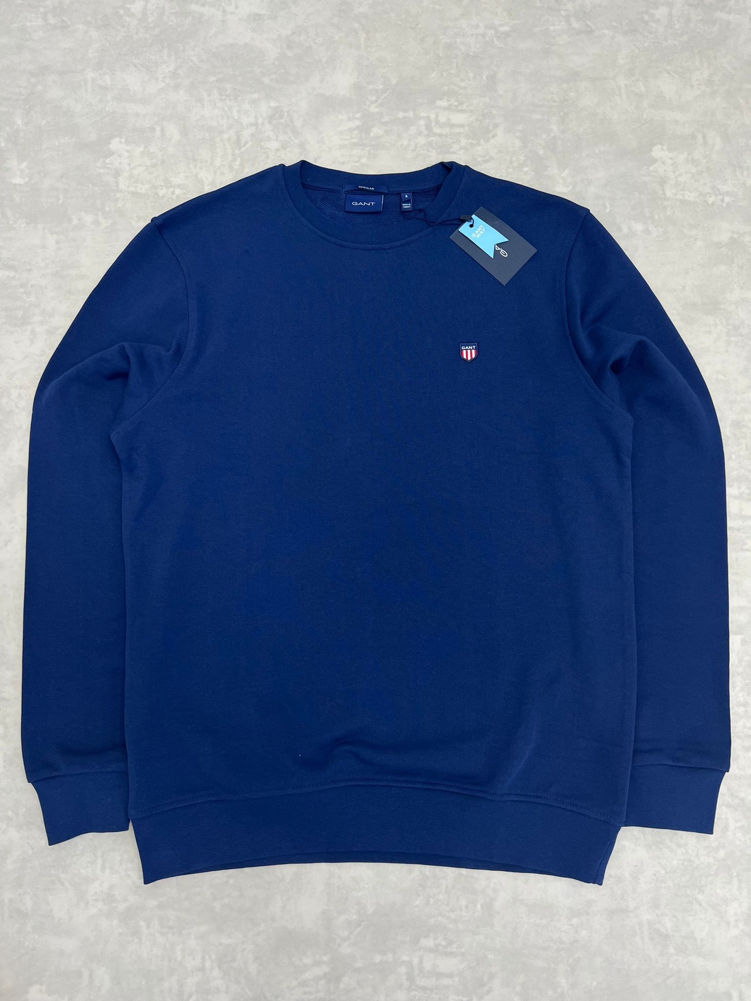 Yeni Sezon American Sportswear Basic İcon Logo Navy Blue Sweatshirt