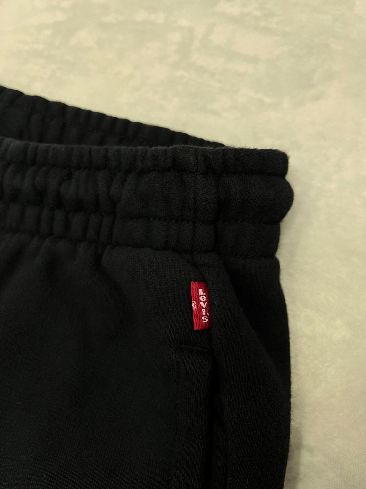 Kışlık Kalın Kumaş Black Mini Nakış Logo Jogger